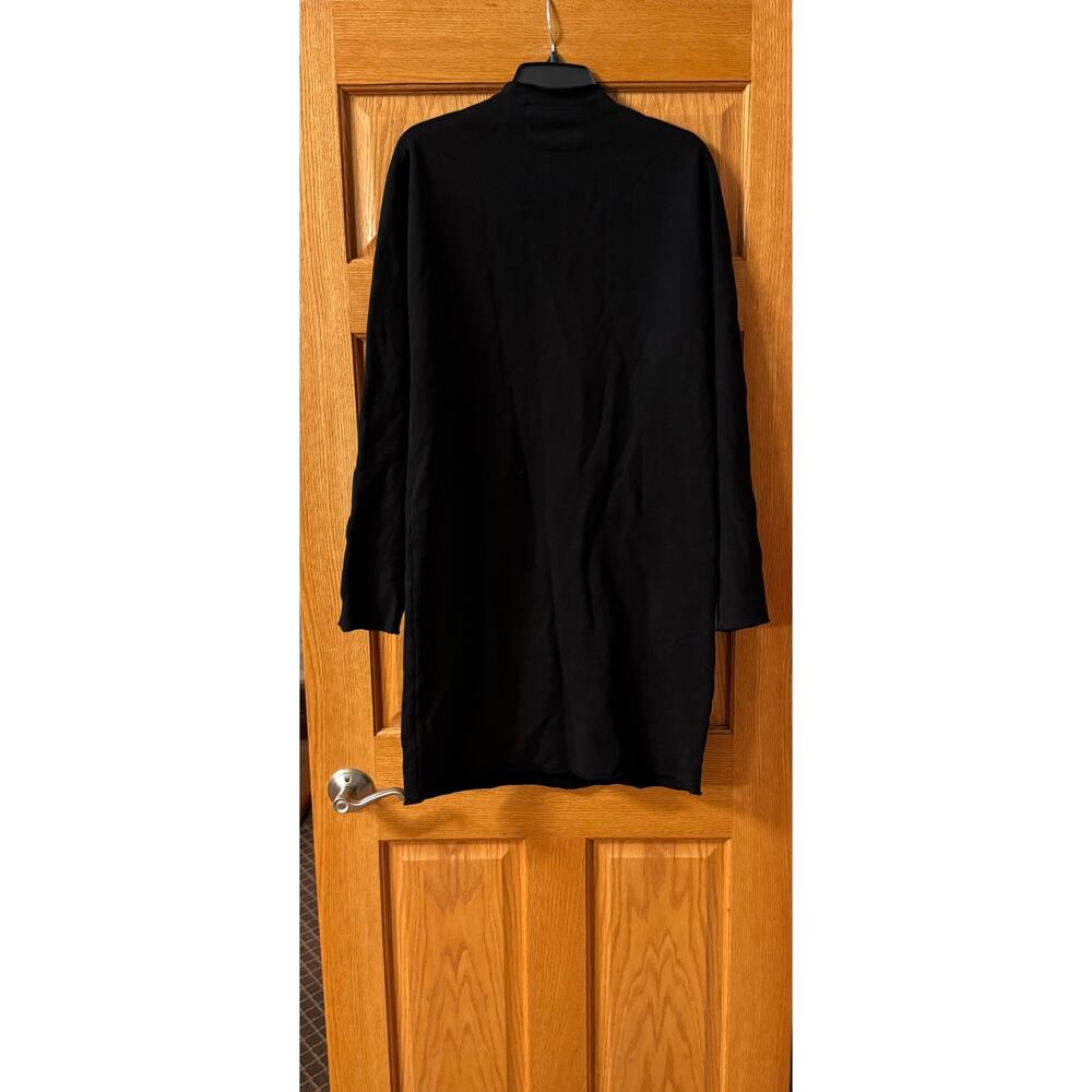Frank & Eileen IZZIE Black Sweatshirt Dress - Size M - Picture 3 of 6
